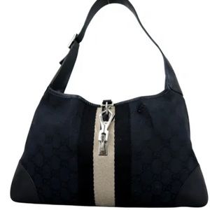 Gucci vintage Jackie O cloth handbag